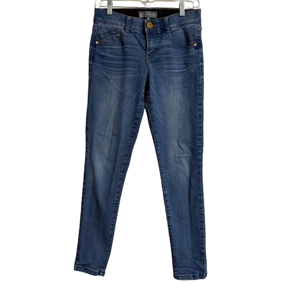 Wit & Wisdom‎ Ab-solution Skinny Jeans Blue Medium Wash Size 4